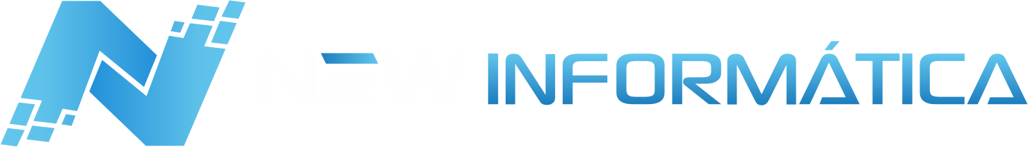 Logo branca da New Informática